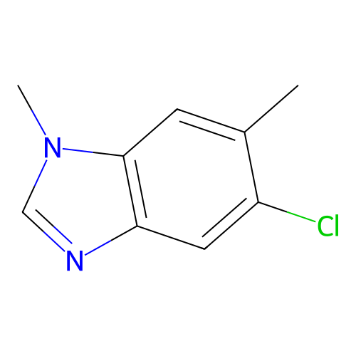 5-Chloro-1,6-dimethylbenzimidazole structure