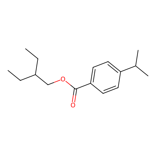 2-Ethylbutyl 4-propan-2-ylbenzoate structure