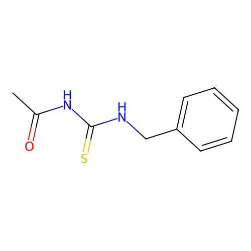 N-(Benzylcarbamothioyl)acetamide structure
