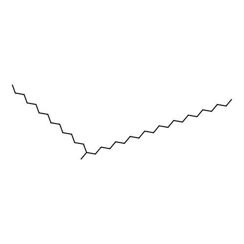 14-Methyltetratriacontane structure