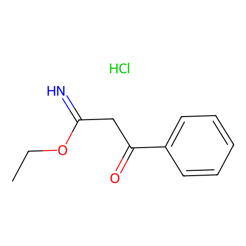 3-Oxo-3-phenyl-propionimidic acid ethyl ester hydrochloride structure
