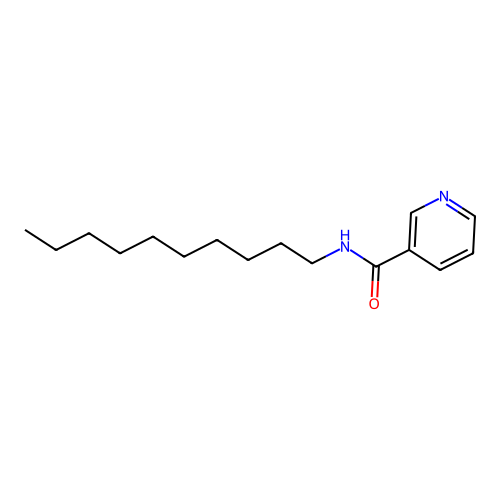 N-decylpyridine-3-carboxamide structure
