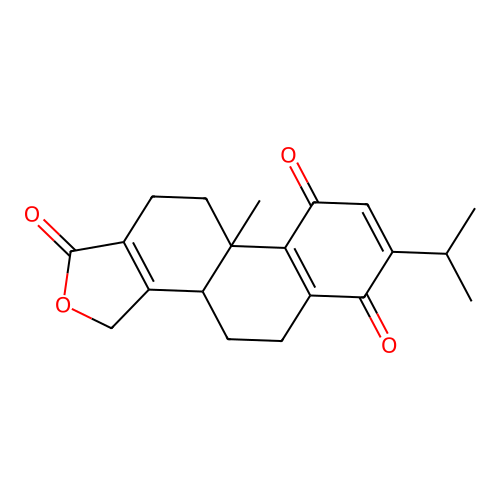 Triptoquinonide structure