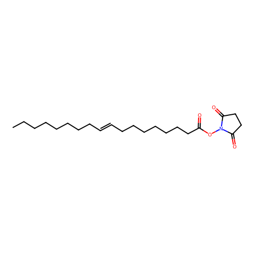 (2,5-dioxopyrrolidin-1-yl) Octadec-9-enoate structure