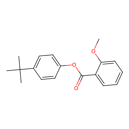 4-Tert-butylphenyl 2-methoxybenzoate structure