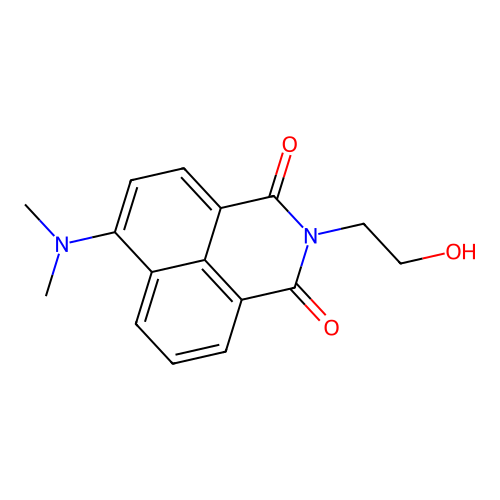 6-(Dimethylamino)-2-(2-hydroxyethyl)benzo[de]isoquinoline-1,3-dione structure