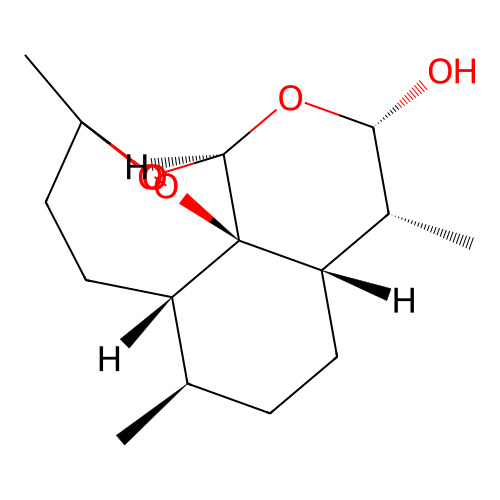 Dihydroartemisinin structure