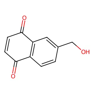 1,4-Naphthalenedione, 6-(hydroxymethyl)- structure
