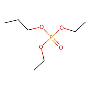Phosphoric acid, diethyl propyl ester structure