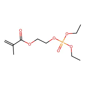 2-((Diethoxyphosphinyl)oxy)ethyl methacrylate structure