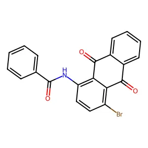 Benzamide, N-(4-bromo-9,10-dihydro-9,10-dioxo-1-anthracenyl)- structure