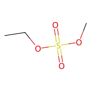 硫酸甲乙酯 structure