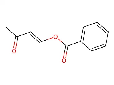 3-Oxobut-1-enyl benzoate structure