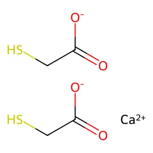 Calcium Thioglycolate structure