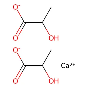 乳酸钙 structure