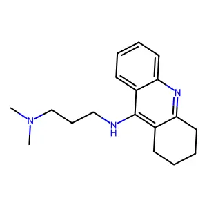 1,3-Propanediamine, N,N-dimethyl-N'-(1,2,3,4-tetrahydro-9-acridinyl)- structure
