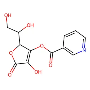 Ascorbyl nicotinate structure