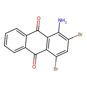 1-Amino-2,4-dibromoanthraquinone structure