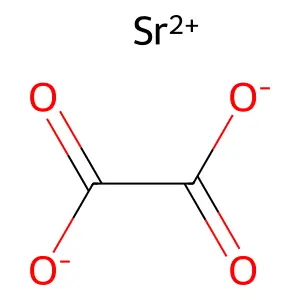 草酸锶 structure