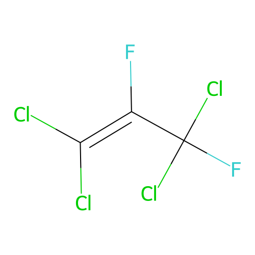 1,1,3,3-Tetrachloro-2,3-difluoro-1-propene structure