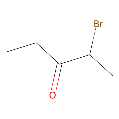 2-Bromo-3-pentanone structure
