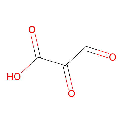 2,3-二氧代丙酸 structure