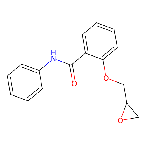 2-(oxiran-2-ylmethoxy)-N-phenylbenzamide structure