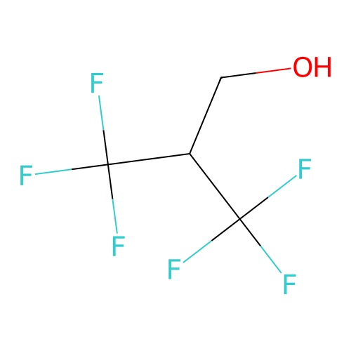 3,3,3-Trifluoro-2-(trifluoromethyl)propan-1-ol structure
