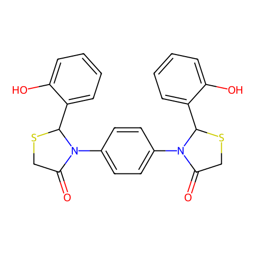 2-(2-hydroxyphenyl)-3-[4-[2-(2-hydroxyphenyl)-4-oxo-1,3-thia structure