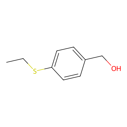4-(Ethylthio)benzyl alcohol structure