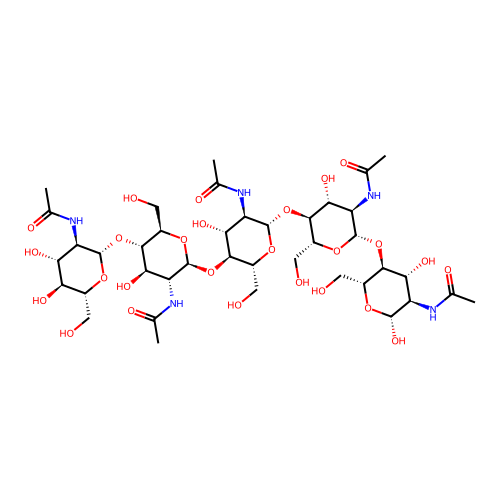 CHITOPENTAOSE structure