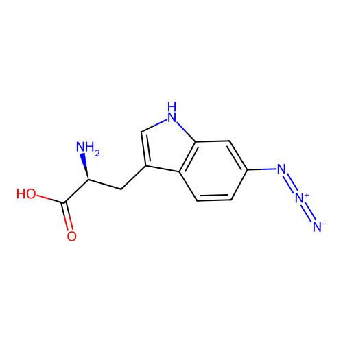 6-Azidotryptophan structure
