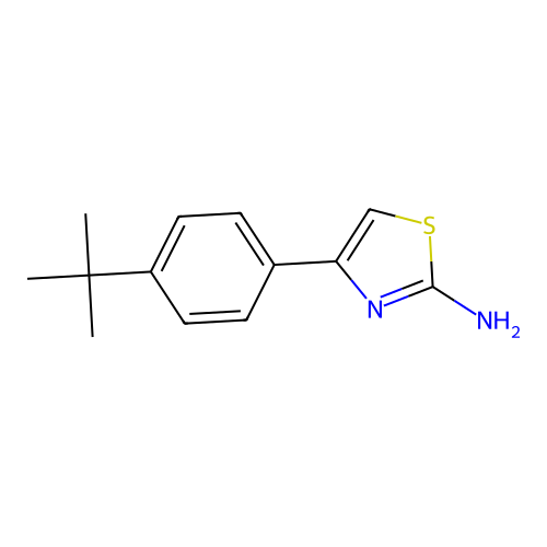 4-(4-Tert-butylphenyl)-1,3-thiazol-2-amine structure
