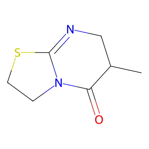 5H-Thiazolo(3,2-a)pyrimidin-5-one, 2,3,6,7-tetrahydro-6-methyl- structure