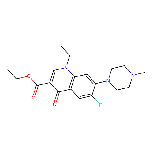 Pefloxacin Impurity 1 structure