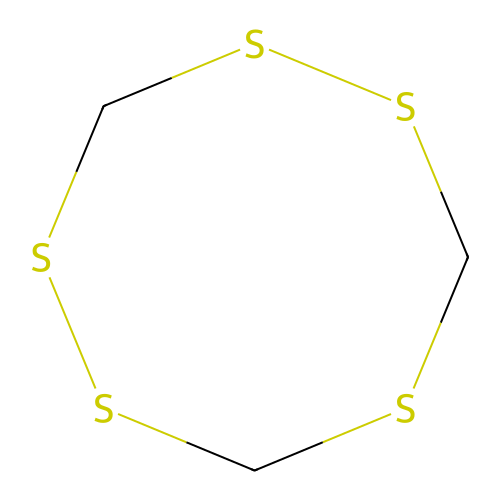 1,2,4,5,7-Pentathiocane structure