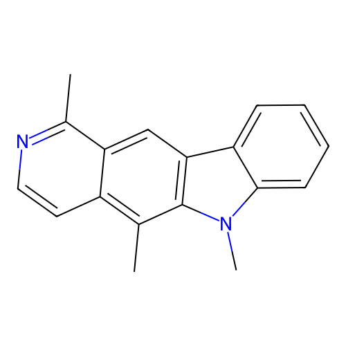 1,5,6-Trimethylpyrido[4,3-b]carbazole structure