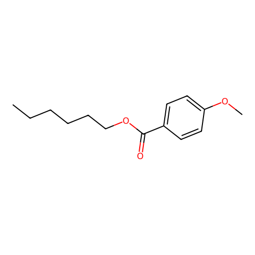 Hexyl anisate structure