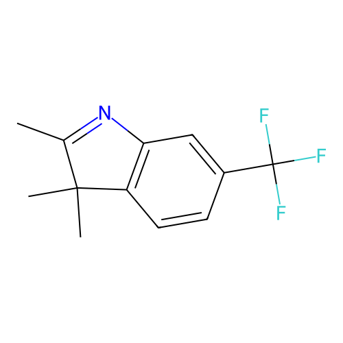 2,3,3-trimethyl-6-(trifluoromethyl)-3H-indole structure