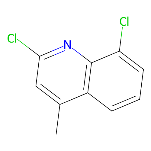 2,8-Dichloro-4-methylquinoline structure