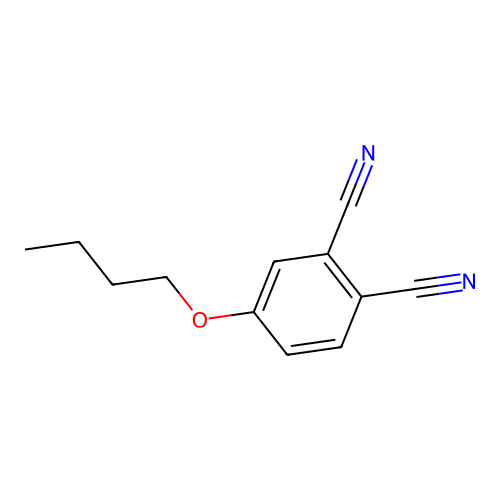 4-Butoxyphthalonitrile structure