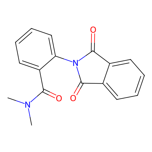2-(1,3-dioxoisoindol-2-yl)-N,N-dimethylbenzamide structure