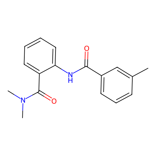 N,N-dimethyl-2-[(3-methylbenzoyl)amino]benzamide structure