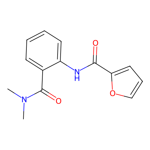 N-[2-(dimethylcarbamoyl)phenyl]furan-2-carboxamide structure