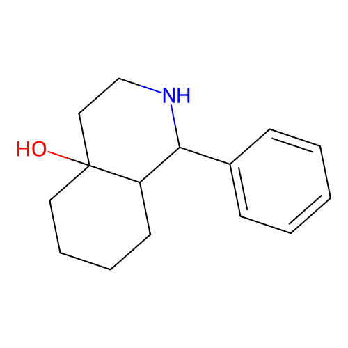 1-Phenyldecahydroisoquinolin-4a-ol structure