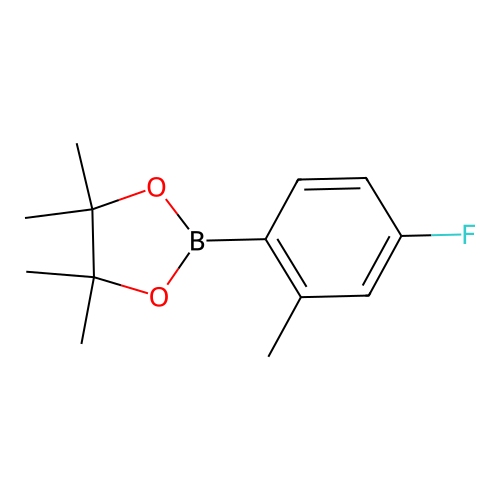 2-(4-Fluoro-2-methylphenyl)-4,4,5,5-tetramethyl-1,3,2-dioxaborolane structure
