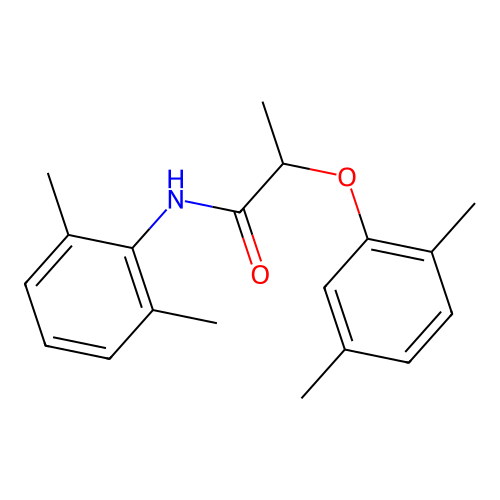 2-(2,5-dimethylphenoxy)-N-(2,6-dimethylphenyl)propanamide structure