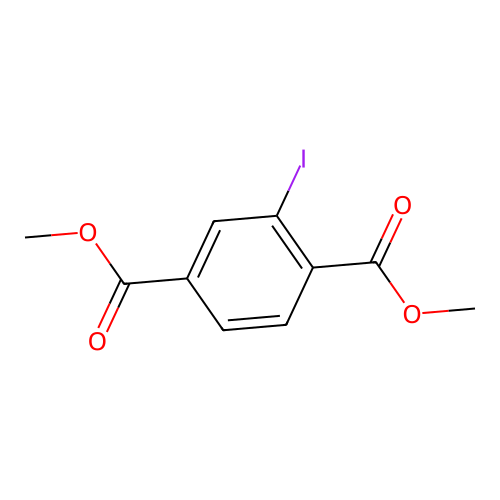 Dimethyl iodoterephthalate structure