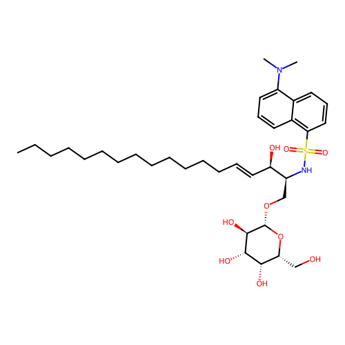 N-Dansylpsychosine structure