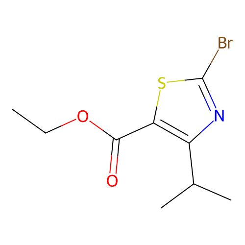 Ethyl 2-bromo-4-isopropylthiazole-5-carboxylate structure